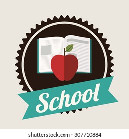 Back to School digital design, vector illustration eps 10