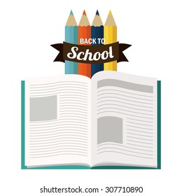 Back to School digital design, vector illustration eps 10