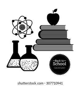 Back to School digital design, vector illustration eps 10
