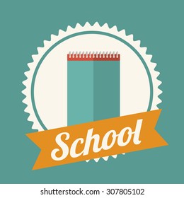 Back to School digital design, vector illustration eps 10