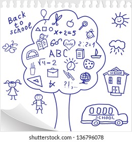 Back to school doodle