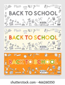 Back To School Doodle Concept