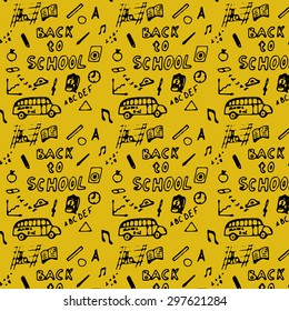 Back to school doodle mega set. School notebook. Vector illustration