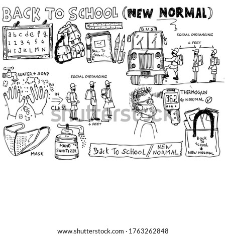 Back To School, doodle sketch