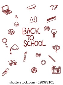 Back to school (Doodle vector art)