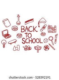 Back to school (Doodle vector art)