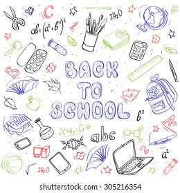 back to school doodles