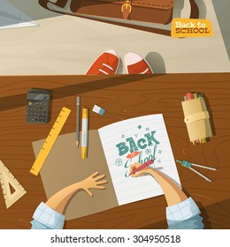 Back to school drawing