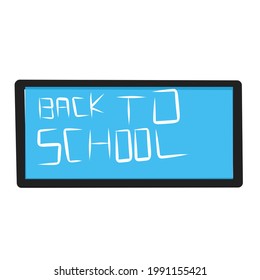 volver a la escuela ilustración de dibujo sobre fondo blanco