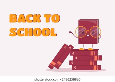 Back to school editable text effect Back to school background concept
