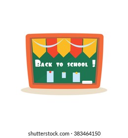 Back to School. Education Flat Design Vector Illustration