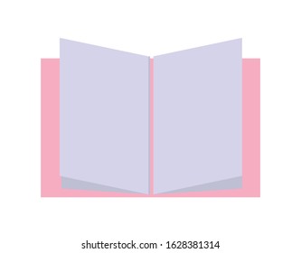 back to school education open book literarure read learn vector illustration