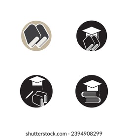 Back To School  Education University Logo Design Illustration 