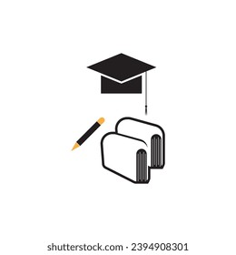 Back To School  Education University Logo Design Illustration 