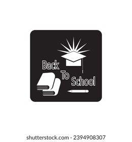 Back To School  Education University Logo Design Illustration 