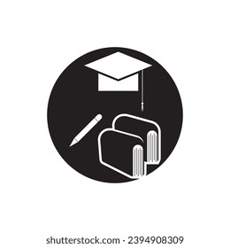 Back To School  Education University Logo Design Illustration 