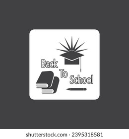 Back To School  Education University Logo Design Illustration 