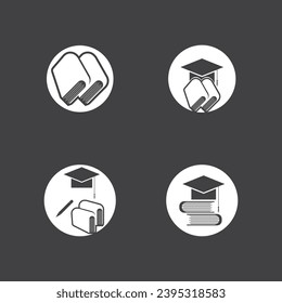 Back To School  Education University Logo Design Illustration 