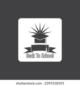 Back To School  Education University Logo Design Illustration 
