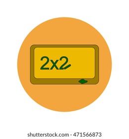 Back to School and Education Vector Flat Design school board