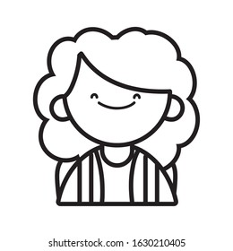 back to school education young student girl cartoon vector illustration