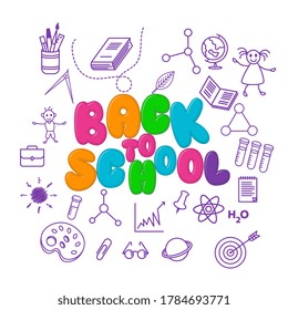 Back to school element  icon vector illustration design