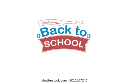 Volver al emblema escolar, volver a la ilustración de texto