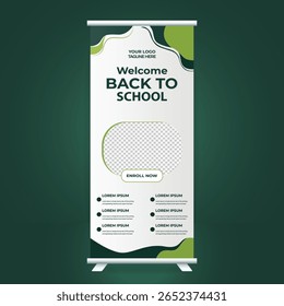 Back to School Enrollment Banner Design