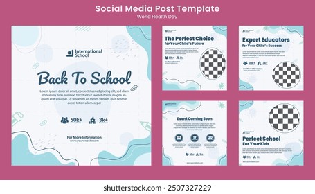 Back To School Feed Social Media Post Template