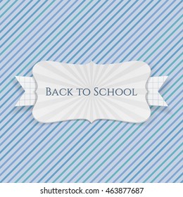 Back to School festive Emblem