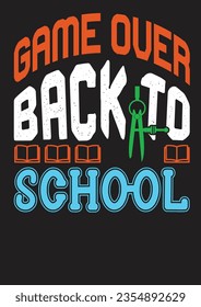 
Back to school first day of school t shirt design. You can easily use it as your t-shirt design