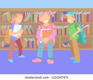 Back to School Flat Cartoon Illustrations 
