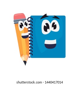 back to school flat design