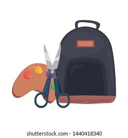 back to school flat design