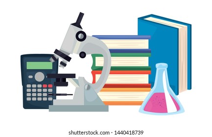 back to school flat design