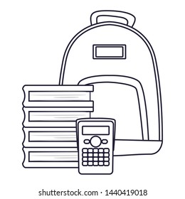 back to school flat design