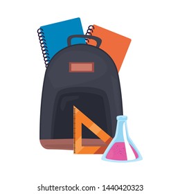 back to school flat design