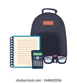 back to school flat design
