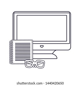 back to school flat design