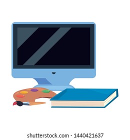 back to school flat design