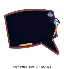 back to school flat design