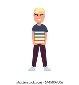 back to school flat design