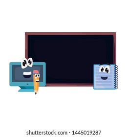 back to school flat design