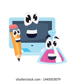 back to school flat design