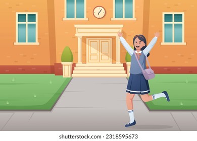 Back to School Flat Illustration Design