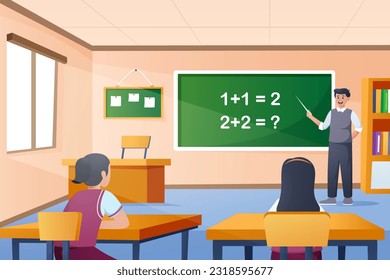 Back to School Flat Illustration Design
