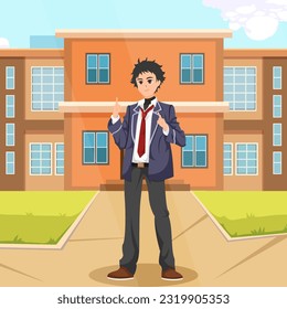 Back to School Flat Illustration Design