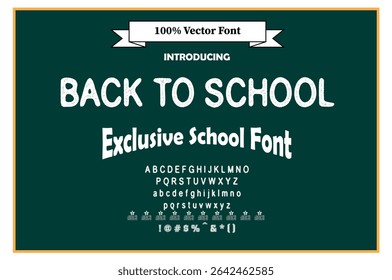 Back to School Fonts | Dotted, Cursive, Handwriting, Tracing and Educational Classroom Fonts for Kids and Teachers