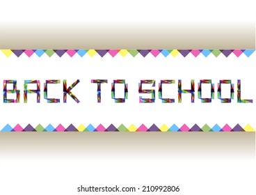 Back to school garland