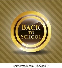 De vuelta a la placa de oro de la escuela